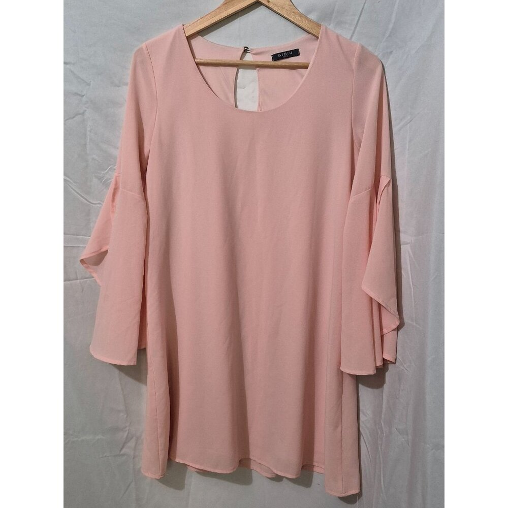 Gibiu Small Pink Lined Spring Easter Party Wedding Short Romantic Dress